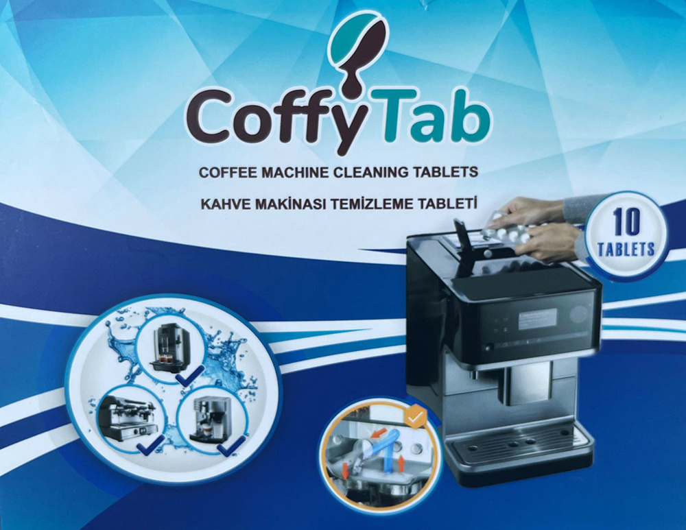 CoffyTab Kahve Makinesi Temizleme Tableti